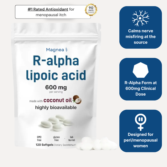 The #1 Antioxidant For Peri/Meno Itch: R-ALA 600mg