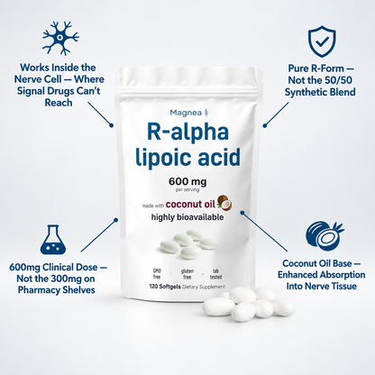 Pure R-Alpha Lipoic Acid - 600mg