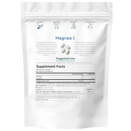 Pure R-Alpha Lipoic Acid - 600mg